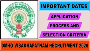 DMHO Visakhapatnam Recruitment 2026