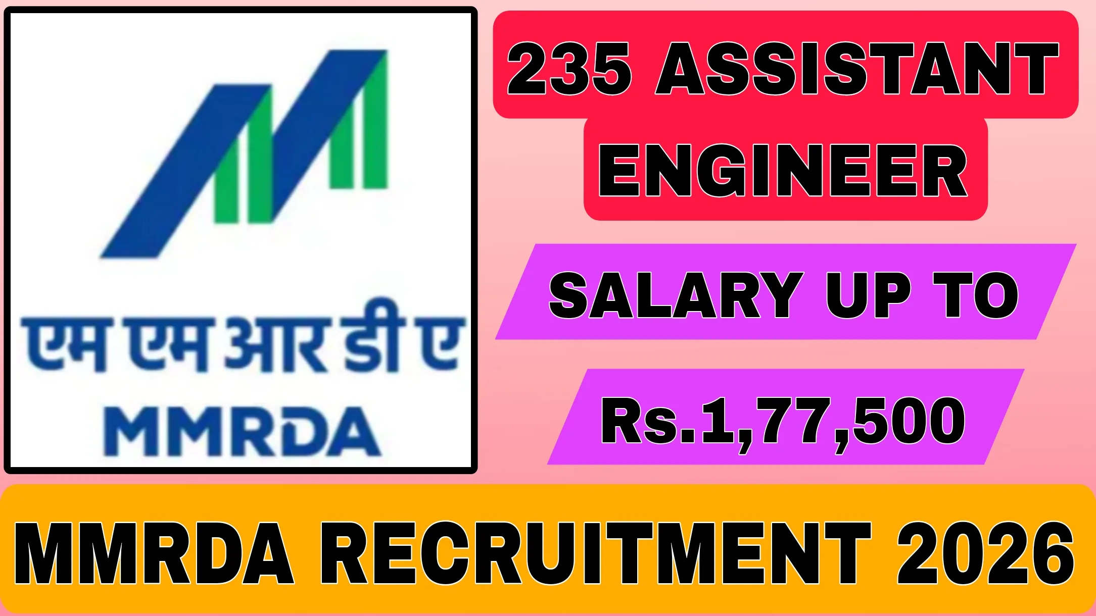 MMRDA Recruitment 2026
