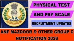ANF Mazdoor & Other Group C Notification 2026