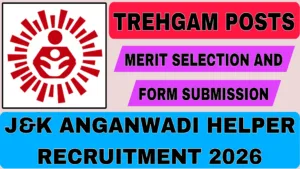 J&K Anganwadi Helper Recruitment 2026
