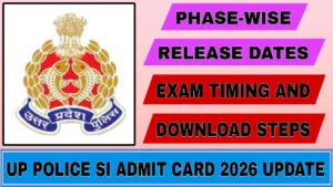 UP Police SI Admit Card 2026 Update