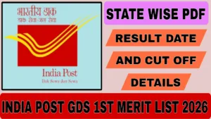India Post GDS 1st Merit List 2026