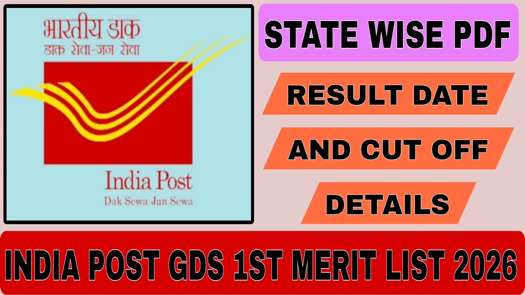 India Post GDS 1st Merit List 2026